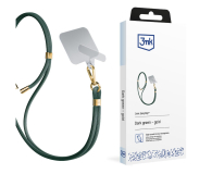 3MK Sznurek do Etui EasyClip Dark Green (gold) 5903108568623 - 1267325 - zdjęcie 2